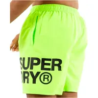 Superdry Zwemshorts neongroen / zwart