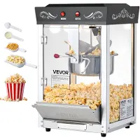 Vevor Popcornmachine met roestvrijstalen waterkoker