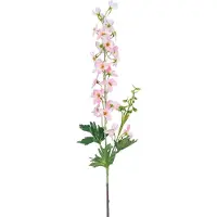 Easyplants | Kunstbloem Delphinium 79 cm lichtroze | Zijde | Nepbloemen | lichtroze | Onderhoudsvrij | Kant-en-klaar