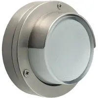 Ks Verlichting buitenverlichting - Tavira muurlamp - Nikkel - Nautisch - IP64 - scheepslamp - rond