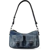 GUESS Schoudertas 'Kassie' blauw denim