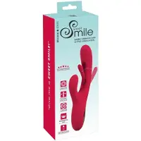 Sweet Smile Smile - clitorale vibrator met tongfunctie - rood