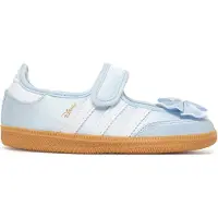 Adidas Originals Ballerina's 'SAMBA' lichtblauw / goud / wit