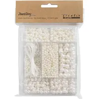 Creativ Company Sieraden Maken Set Parelmoer Wit Mix