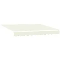 vidaXL Vervangingsdoek voor zonnescherm Crèmekleurig 280 x 195 cm
