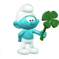Schleich de Smurfen - Smurf met Klaver - 20797