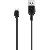 XO NB103 USB-C Kabel 1m 2.1A Zwart - Duurzaam en Flexibel