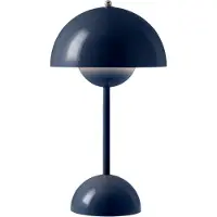 &tradition Flowerpot Vp9 Tafellamp Draagbaar - Draagbare lampen Staal Steel Blue - 133093A568