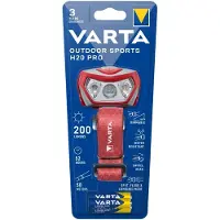 Varta Outdoor Sports H20 Pro LED Hoofdlamp werkt op batterijen 200 lm 52 h 17650101421