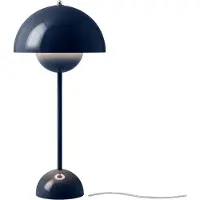 &tradition Tafellampe &Tradition, Flowerpot VP3, Blauw, Woonkamer, Metaal, Designer