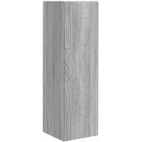 vidaXL TV Wandkast 30 x 31 x 100 cm Grijs Sonoma Bewerkt hout