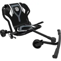EZYROLLER Pro X skelter - Waveroller van 10 tot 17+ jaar - Vanaf 135 cm en tot 80 kg - Verstelbare driewieler - Zwart