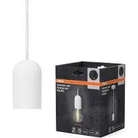 Osram Vintage 1906 hanglamp ROUND PLASTER, wit, max. 25W (LED 15W), E27 fitting, ronde plafondbevestiging, binnenverlichting, te combineren met 1906 Vintage- of slimme lampen