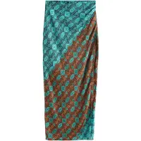 Next Rok aqua / mandarijn / zwart