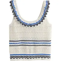 Next Gebreide top blauw / zwart / wit