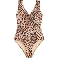 Next Badpak beige / chocoladebruin / lichtbruin