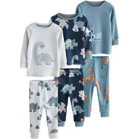 Next Nachtkledij navy / duifblauw / bruin / lichtgrijs