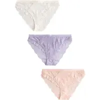 Next Slip crème / lavendel / pasteloranje