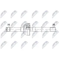 NTY NPW-NS-214 Aandrijfas