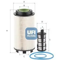 Ufi 26.174.01 Brandstoffilter