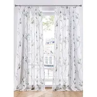 Bonprix Gordijn van lichte voile, ook in extra lang (1 stuk) maat h/b: 175/144 cm
