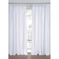 Bonprix Onderhoudsvriendelijke gordijnen met gerecycled polyester (2 stuks) maat h/b: 265/140 cm