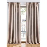 Bonprix Onderhoudsvriendelijke gordijnen van microvezel (2 stuks) maat H/B: 175/140 cm