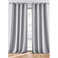 Bonprix Onderhoudsvriendelijke gordijnen met gerecycled polyester (2 stuks) maat H/B: 145/140 cm
