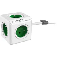 Allocacoc PowerCube Extended Green 1,5m cable (FR)