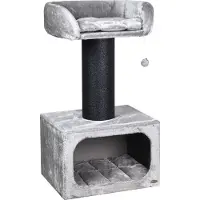 Boon Krabpaal Sasso XXL voor de kat (110 cm) Grijs/Zwart