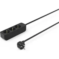 Hama 00223012 3-fach Steckdosenleiste 1,4 m schwarz