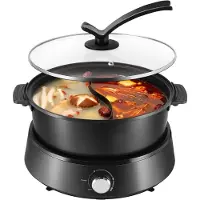SCH Hotpot Electrisch - Hotpot - Zwart - ‎10cm x 5cm x 10cm