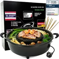 SCH Hotpot Electrisch - Hotpot - Zwart - 17cm x 13cm x 5cm