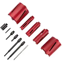 Parkside Boren set - 12 stuks - incl accessoires, en koffer - voor zand-kalksteen, metselwerk, baksteen of beton