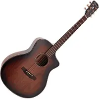 Hartwood Artisan Grand Auditorium Acoustic Guitar RW Acacia Burst