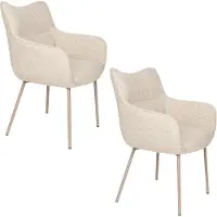 Housecraft living eetkamerstoel (set van 2) Jacques