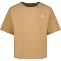 Raizzed T-shirt met backprint camel Bruin Meisjes Katoen Ronde hals Backprint - maat 140