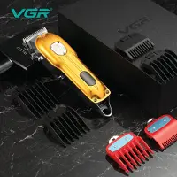 VGR Draadloze Tondeuse voor Mannen – V-092 – Professionele Barber Hair Clipper – LED Display – Oplaadbare Haartrimmer & Baardtrimmer