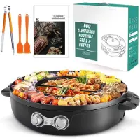 SCH Hotpot Electrisch - Hotpot - Zwart - ‎42cm x 42cm x 13cm