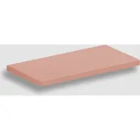Clou bovenblad verti 36x18x2 cm mat roze