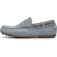 Floris van Bommel Mocassins 'De Drijver 02' lichtblauw