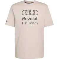 Adidas Functioneel shirt 'Audi Formula One Team DNA' donkergrijs / offwhite