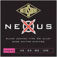 Rotosound NEXUS NXB45 Black Coated Bass Guitar Strings 45-105