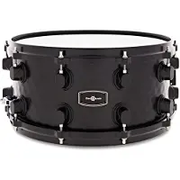 Gear4Music 14" x 6.5" Steel Snare Black by
