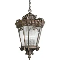 Kichler LED Buiten Hanglamp Tournai | 1X E27 Max 60W | IP44 | Dimbaar | Londonderry