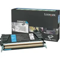 Lexmark C5200CS toner cyaan (origineel)