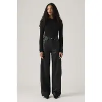 Levi's Ribcage Wide Leg H223 Prize Fighter Psk Maat: W27L30 | Flared Jeans Outlet | Dames | Zwart