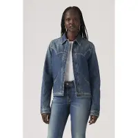 Levi's Original Trucker Bling Show On The Road Maat: XS | Spijkerjassen Outlet | Dames | Blauw