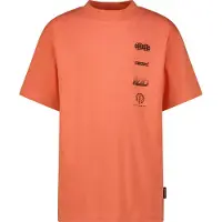 Raizzed T-shirt oranje Jongens Katoen Ronde hals Printopdruk - maat 164