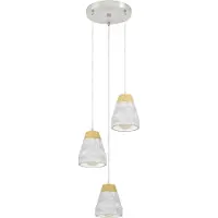 Eglo 3-lichts hanglamp Tarega grijs
